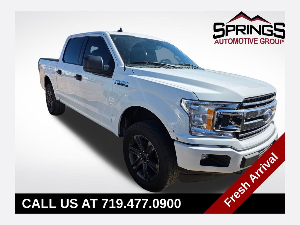 Oxford White 2020 Ford F-150 XLT SuperCrew 4WD Pickup Truck Four-Wheel Drive Automatic