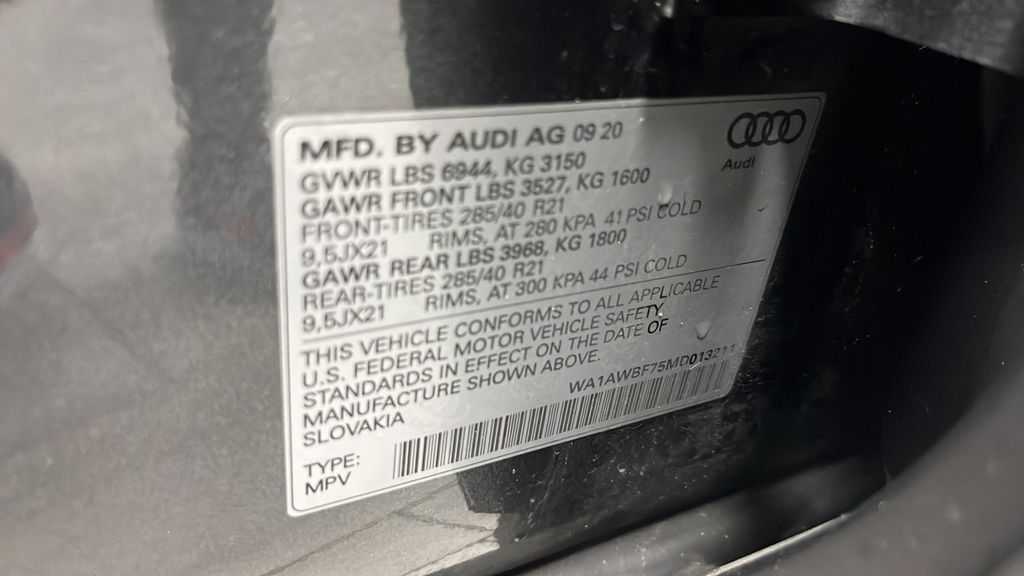 Used 2021 Daytona Gray Pearl Audi Premium Plus image 29