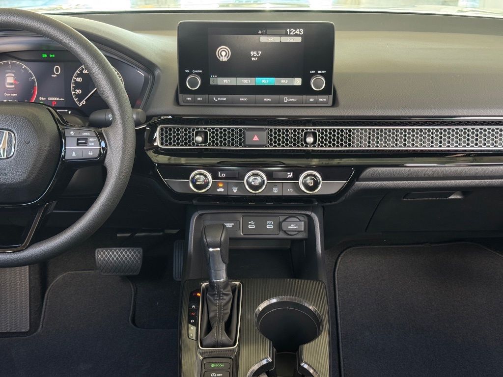 2026 Honda Civic LX White at Community Honda