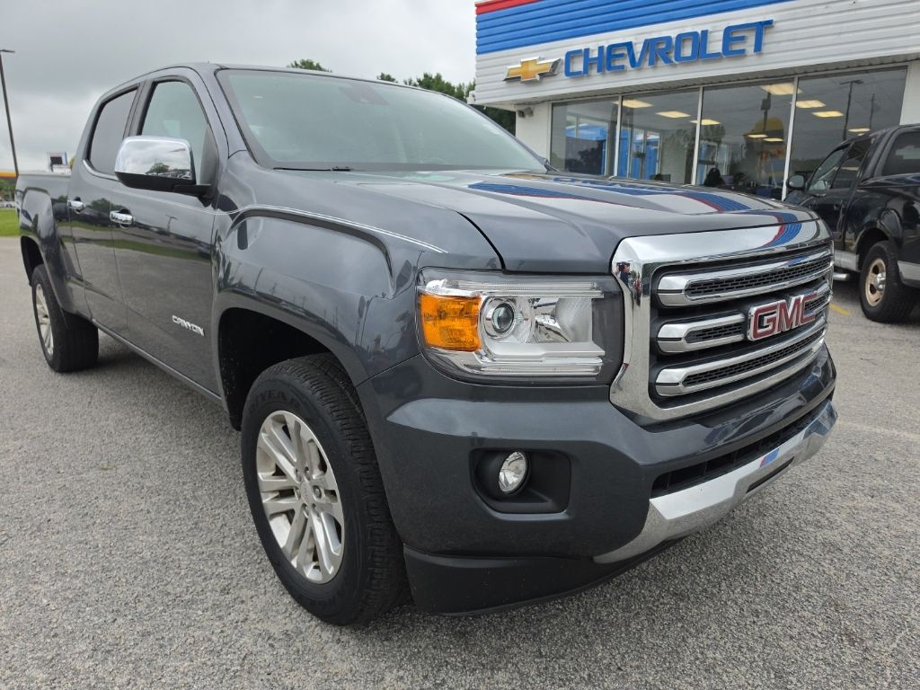 Cyber Gray Metallic 2017 GMC Canyon Pickup Truck Four-Wheel Drive 8-Speed Automatic