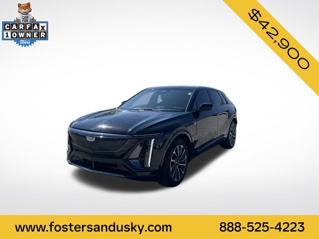 Black Metallic 2024 Cadillac LYRIQ Sport 1 AWD SUV / Crossover All-Wheel Drive 1-Speed Automatic