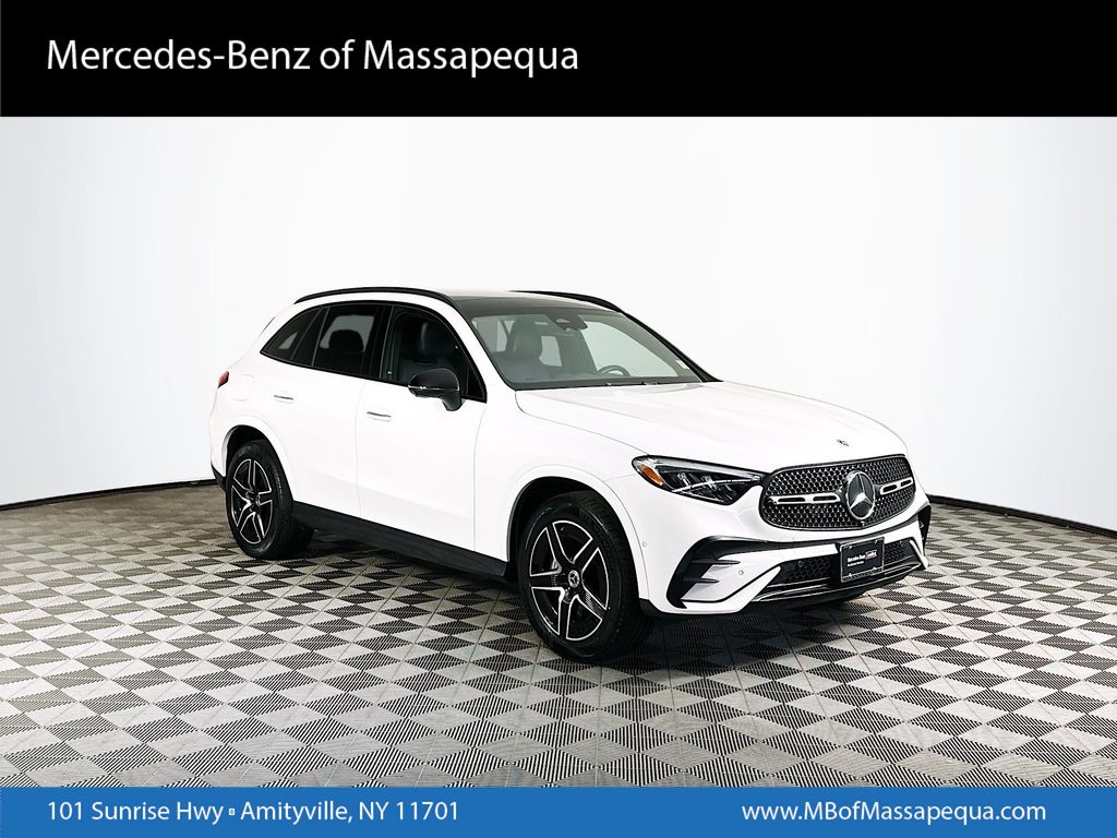 Polar White 2025 Mercedes-Benz GLC SUV / Crossover All-Wheel Drive 9-Speed Automatic
