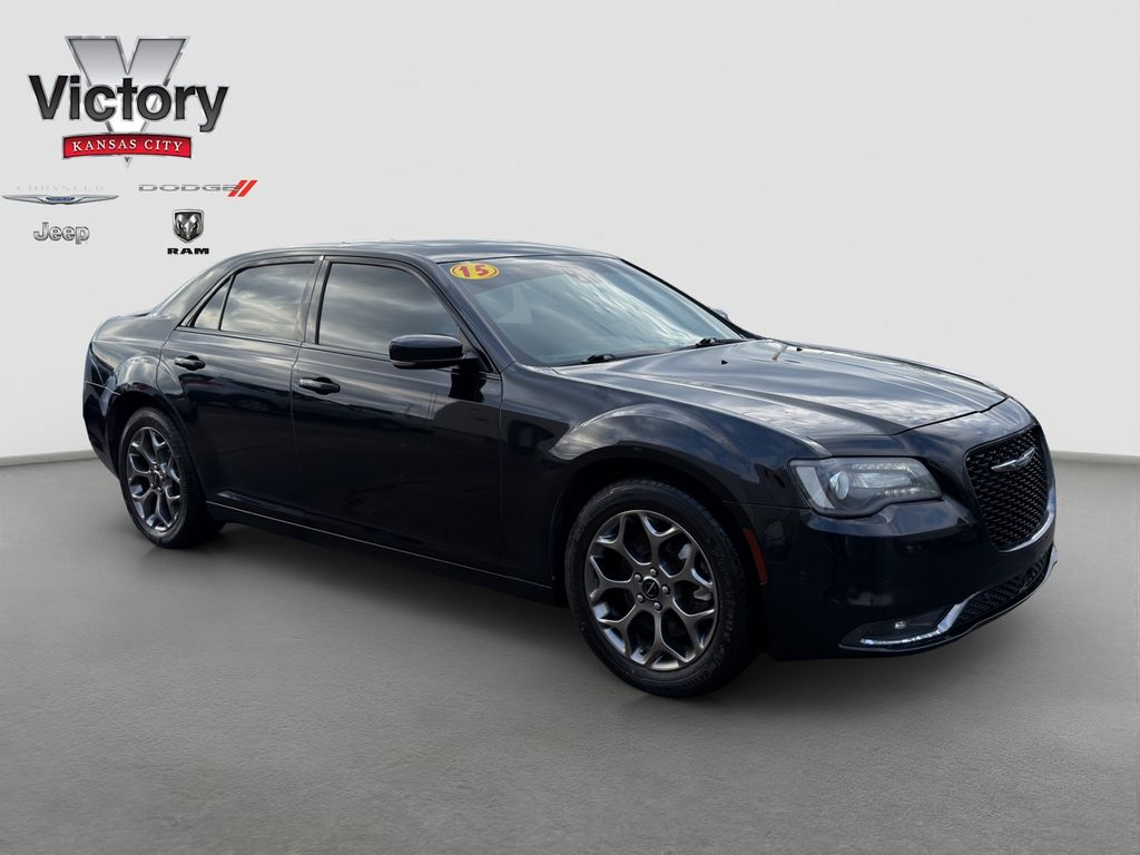 Gloss Black 2015 Chrysler 300 S AWD Sedan All-Wheel Drive 8-Speed Automatic