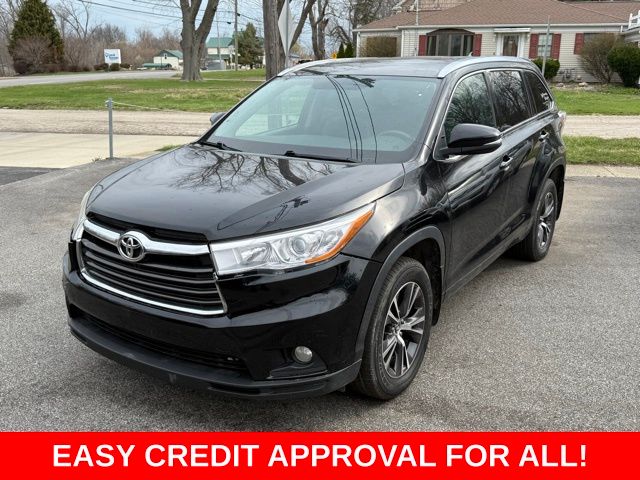 Midnight Black 2016 Toyota Highlander XLE AWD SUV / Crossover All-Wheel Drive 6-Speed Automatic Overdrive