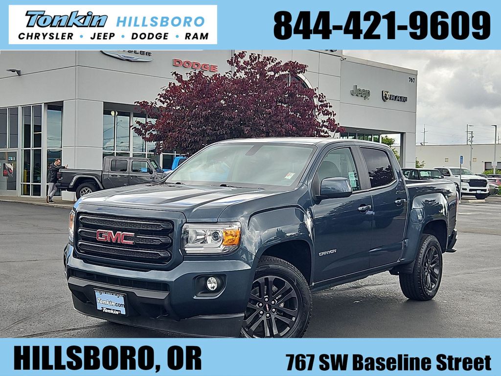 Gray (Dark Sky Metallic) 2019 GMC Canyon Pickup Truck Four-Wheel Drive 8-Speed Automatic
