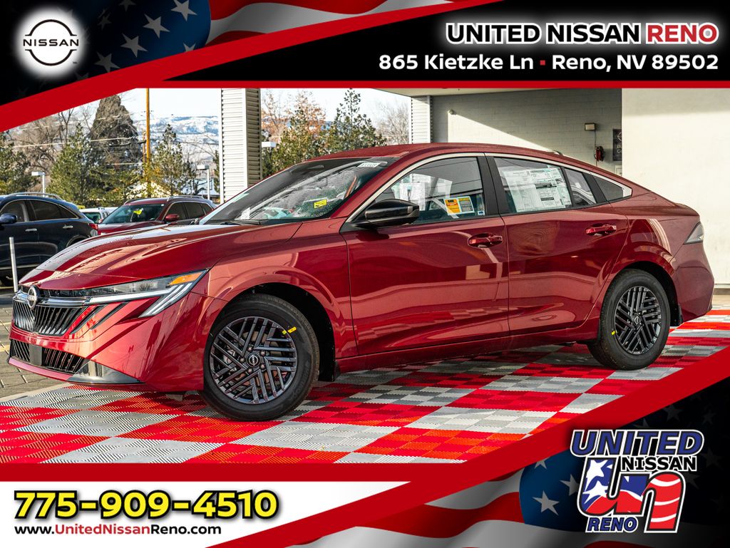 Red (Scarlet Ember Tintcoat) 2026 Nissan Sentra Sedan Front-Wheel Drive Continuously Variable Transmission