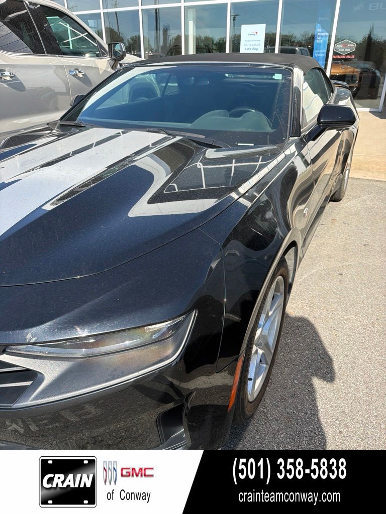 Black 2023 Chevrolet Camaro Convertible Rear-Wheel Drive Automatic