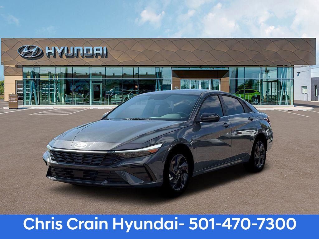 Gray 2026 Hyundai Elantra SEL Sport Premium FWD Sedan Front-Wheel Drive Continuously Variable Transmission