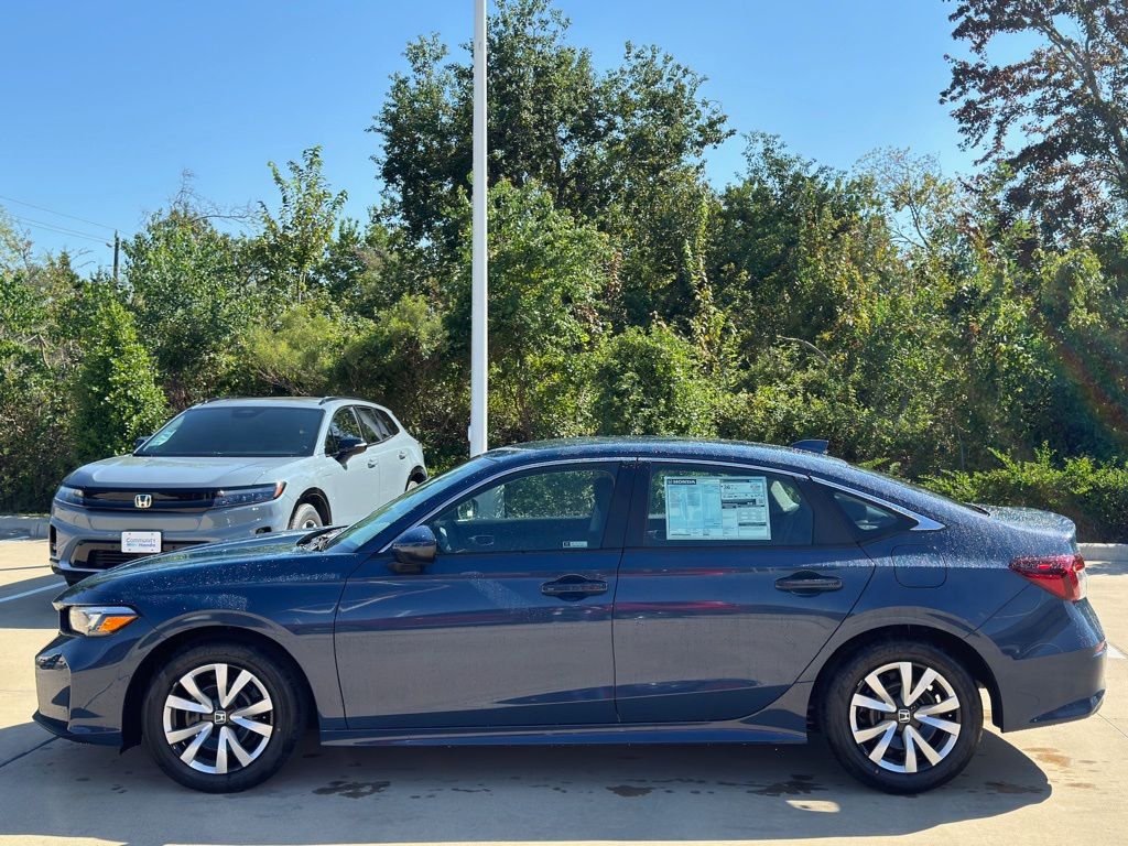2026 Honda Civic LX Blue at Community Honda