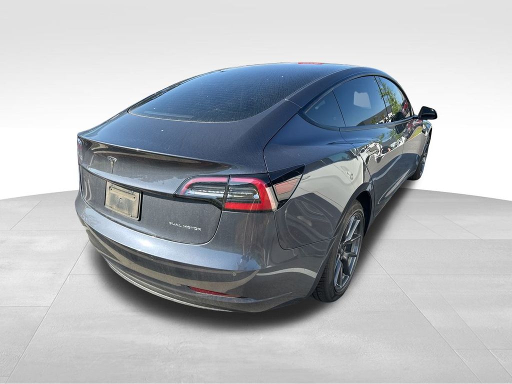 2022 Midnight Silver Metallic Tesla Model 3 Long Range AWD Sedan