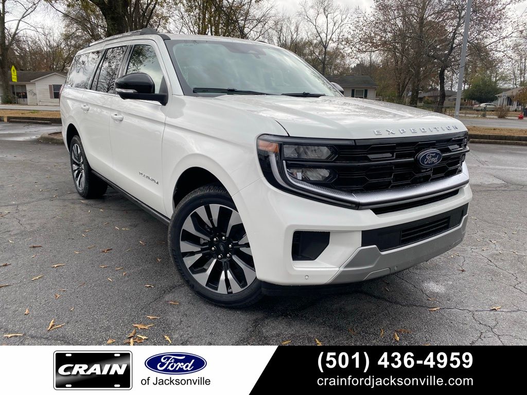 White Metallic 2026 Ford Expedition SUV / Crossover Four-Wheel Drive Automatic