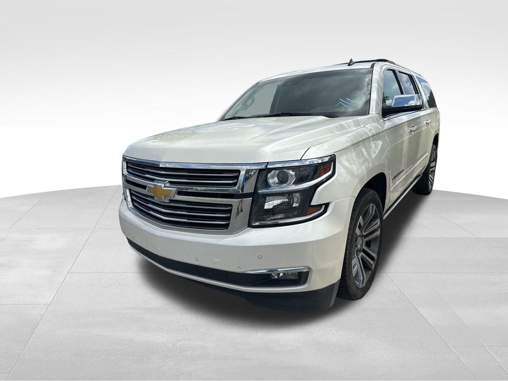 2015 White Diamond Tricoat Chevrolet Suburban LTZ RWD SUV