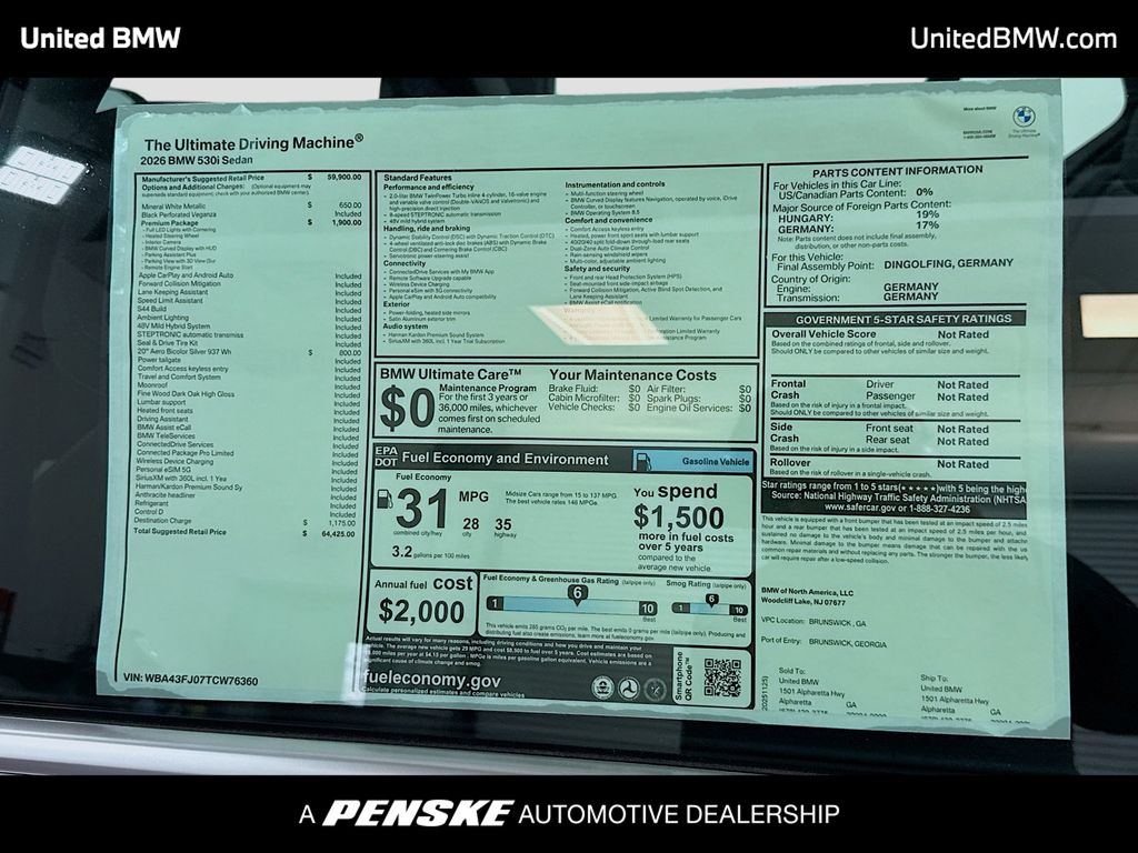 Thumbnail: 2026 BMW 5 Series - 15