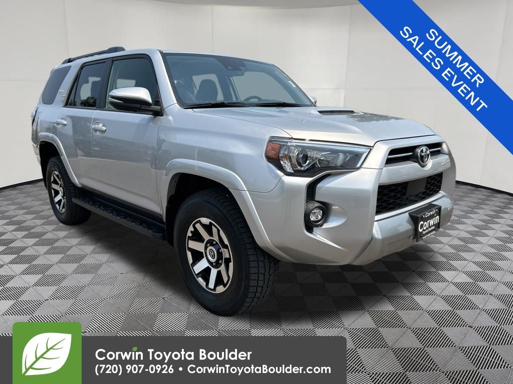 Classic Silver Metallic 2023 Toyota 4Runner SUV / Crossover Four-Wheel Drive 5-Speed Automatic