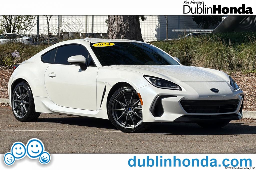 Crystal White Pearl 2024 Subaru BRZ Limited RWD Coupe Rear-Wheel Drive 6-Speed Manual