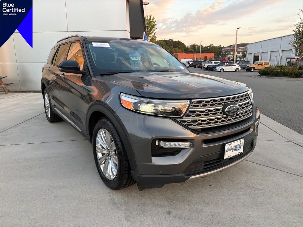 Carbonized Gray Metallic 2023 Ford Explorer Limited RWD SUV / Crossover Rear-Wheel Drive Automatic