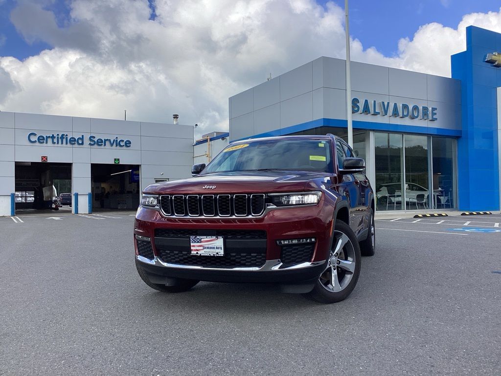 Velvet Red Pearlcoat 2021 Jeep Grand Cherokee L SUV / Crossover Four-Wheel Drive 8-Speed Automatic