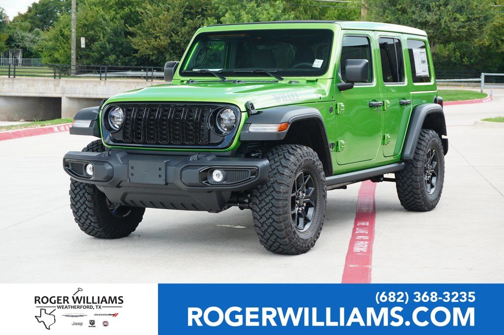 New Car 2025 Jeep Wrangler  Willys For Sale Under $50,000 In Weatherford, Texas