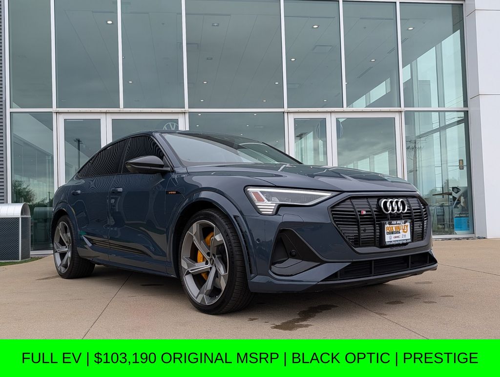Blue Metallic 2023 Audi e-tron S Sedan All-Wheel Drive Automatic
