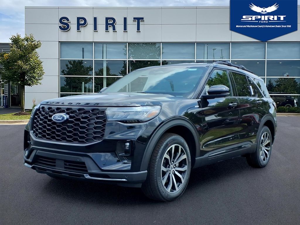 Black Metallic 2026 Ford Explorer SUV / Crossover All-Wheel Drive Automatic