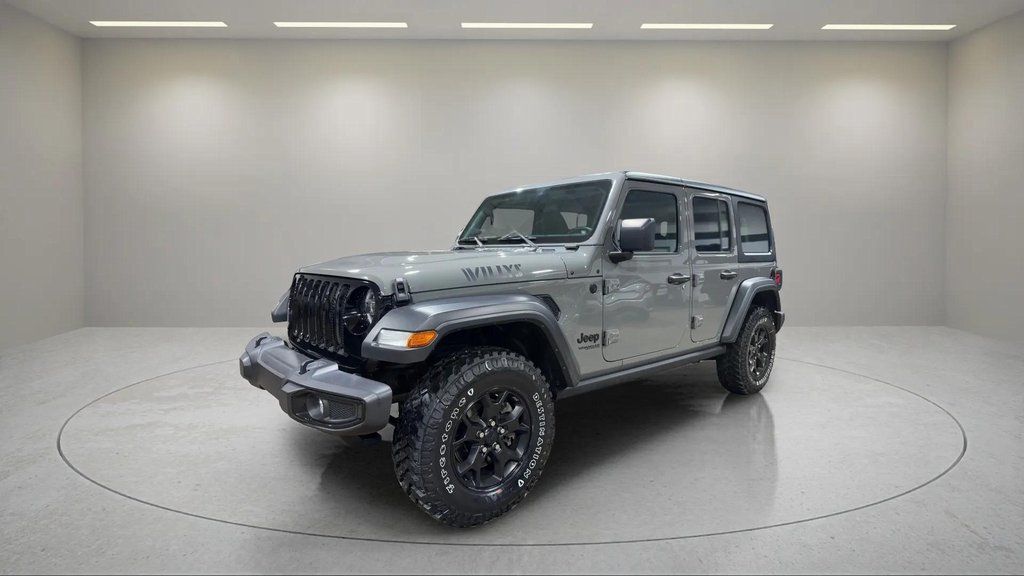 Used 2021 Sting-Gray Clearcoat Jeep Unlimited Willys image 17