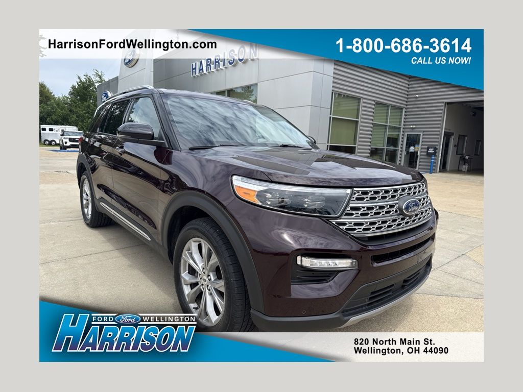 Jewel Red Metallic Tinted Clearcoat 2023 Ford Explorer SUV / Crossover All-Wheel Drive Automatic