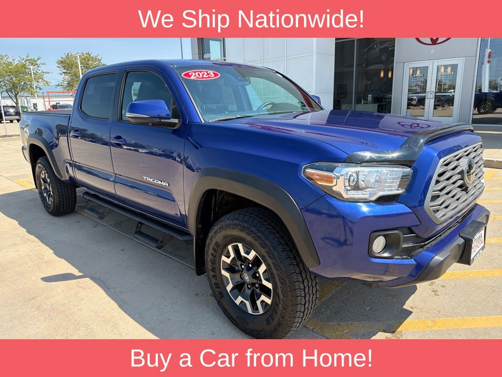 Blue Crush Metallic 2023 Toyota Tacoma Pickup Truck Four-Wheel Drive 6-Speed Automatic