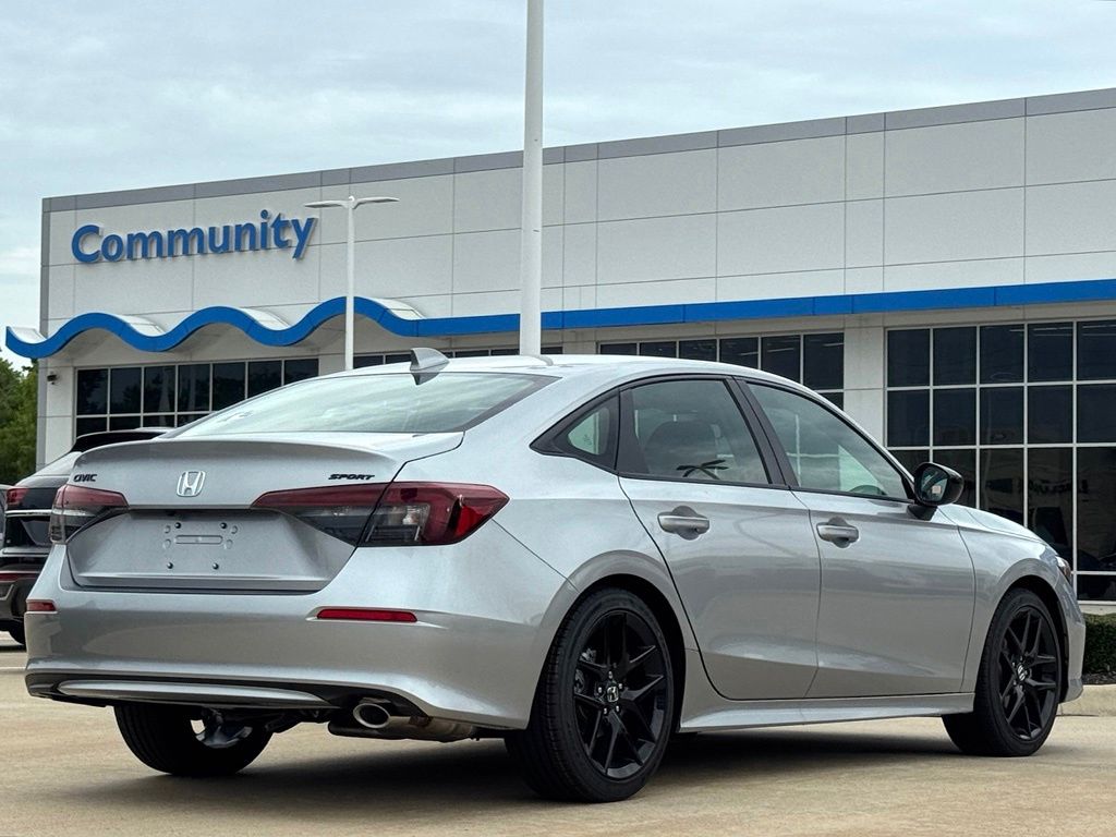 2026 Honda Civic Sport Silver at Emmons Autoplex
