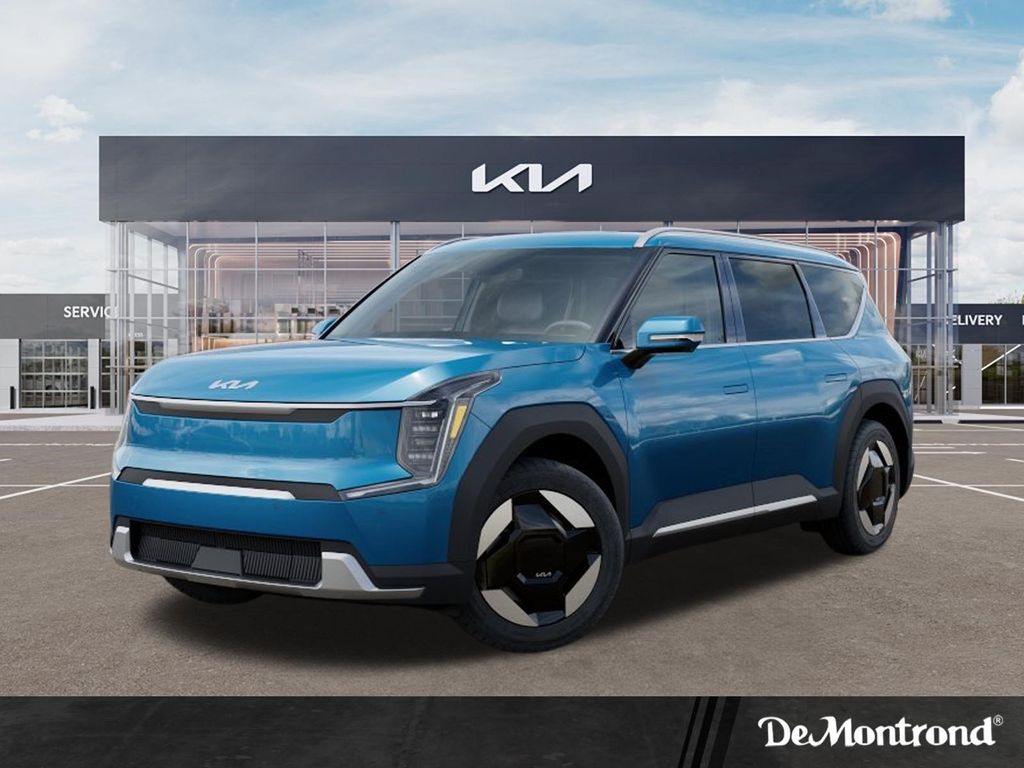 Ocean Blue 2026 Kia EV9 SUV / Crossover All-Wheel Drive 1-Speed Automatic