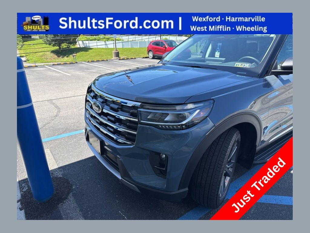 Vapor Blue 2025 Ford Explorer SUV / Crossover All-Wheel Drive Automatic