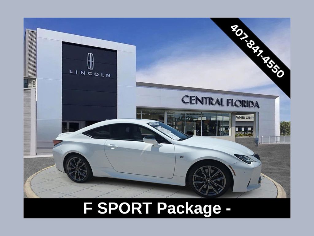 Ultra White 2021 Lexus RC 350 F Sport RWD Coupe Rear-Wheel Drive 8-Speed Automatic