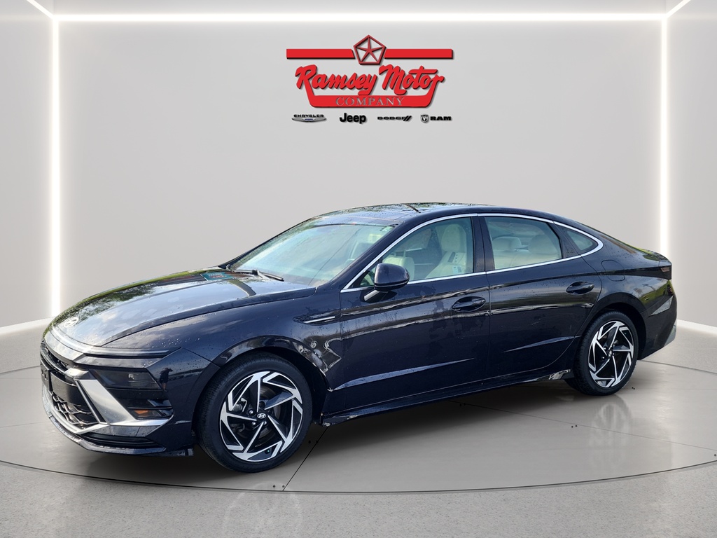Carbon Blue 2024 Hyundai Sonata SEL FWD Sedan Front-Wheel Drive 8-Speed Automatic