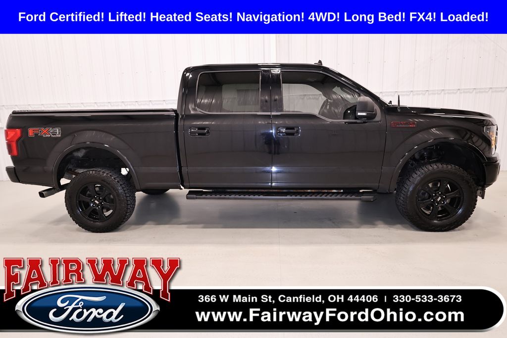 Agate Black Metallic 2019 Ford F-150 XLT SuperCrew LB 4WD Pickup Truck Four-Wheel Drive Automatic