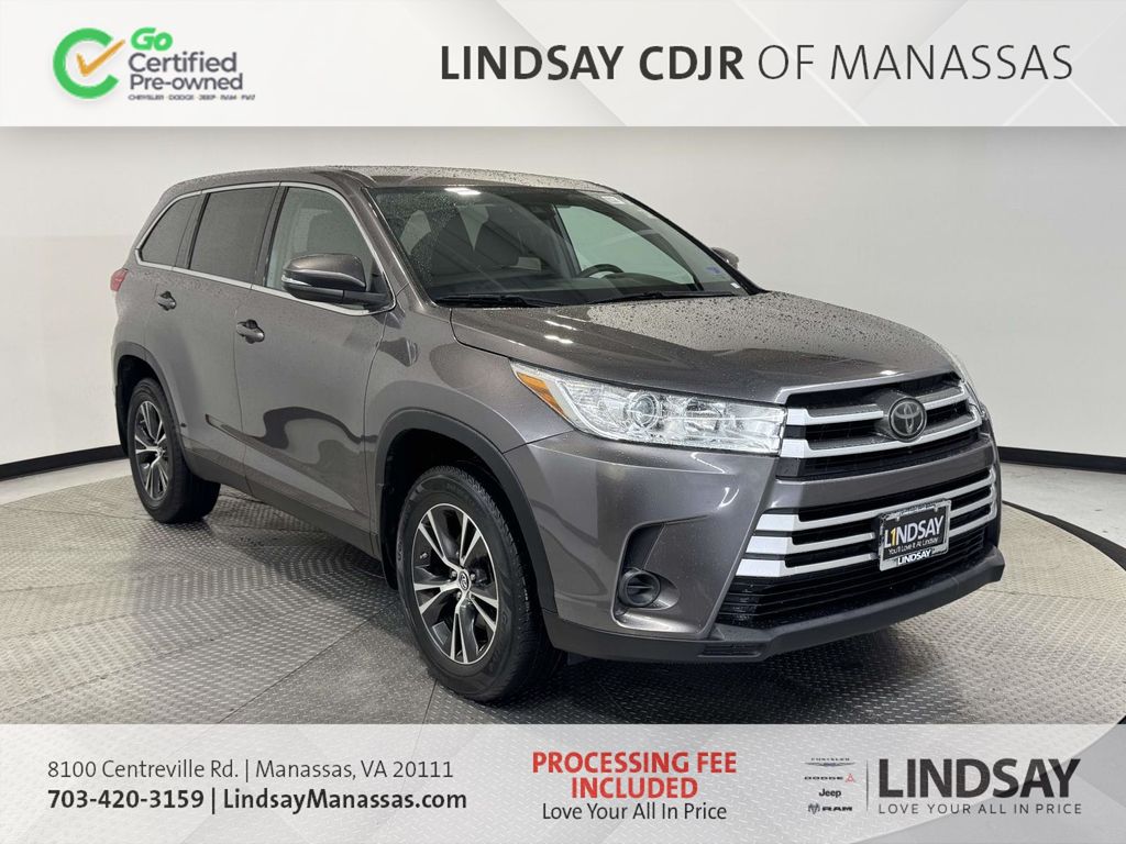 Predawn Gray Mica 2019 Toyota Highlander LE AWD SUV / Crossover All-Wheel Drive 8-Speed Automatic