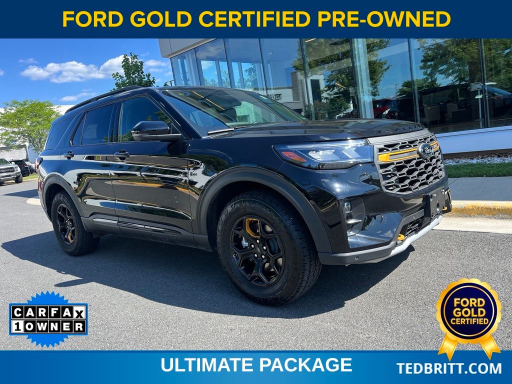 Black Metallic 2026 Ford Explorer SUV / Crossover All-Wheel Drive Automatic