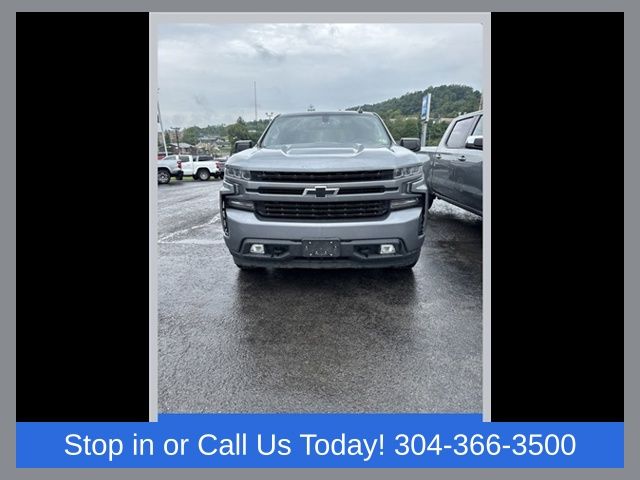 Gray (Satin Steel Metallic) 2019 Chevrolet Silverado 1500 Pickup Truck Four-Wheel Drive 8-Speed Automatic