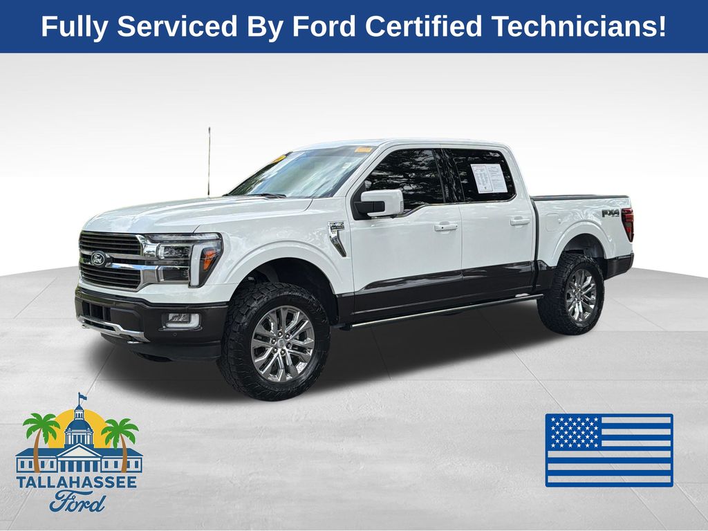 Brown 2024 Ford F-150 King Ranch SuperCrew 4WD Pickup Truck Four-Wheel Drive Automatic