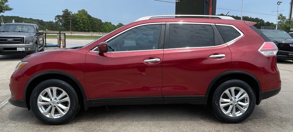 2016 Nissan Rogue SV Red at DeMontrond Gulf Freeway