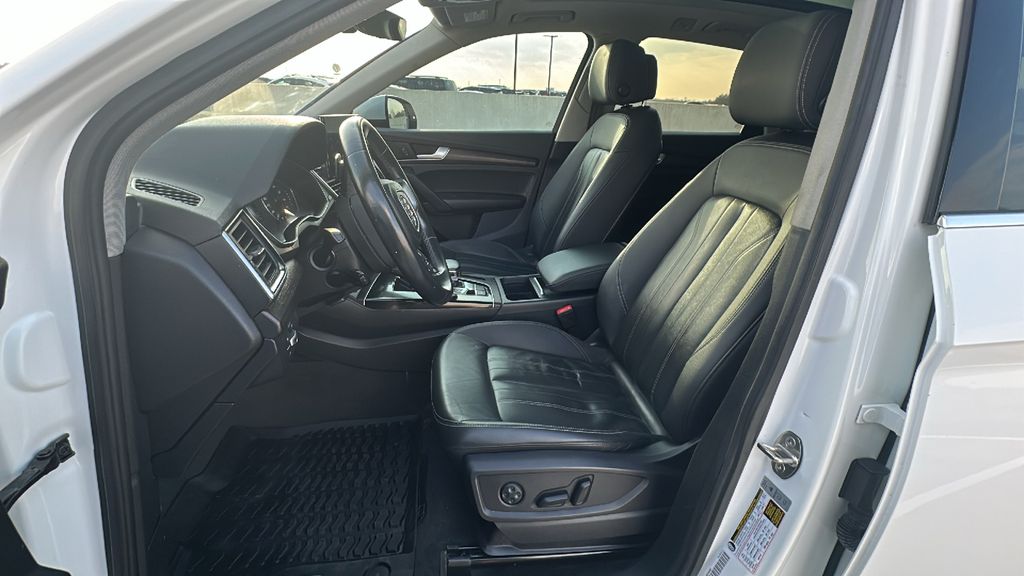 2022 Audi Q5 45 S line Premium White at North Houston Mitsubishi