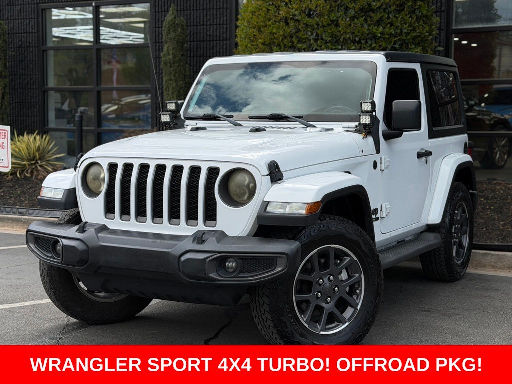 Bright White Clearcoat 2021 Jeep Wrangler SUV / Crossover Four-Wheel Drive 8-Speed Automatic