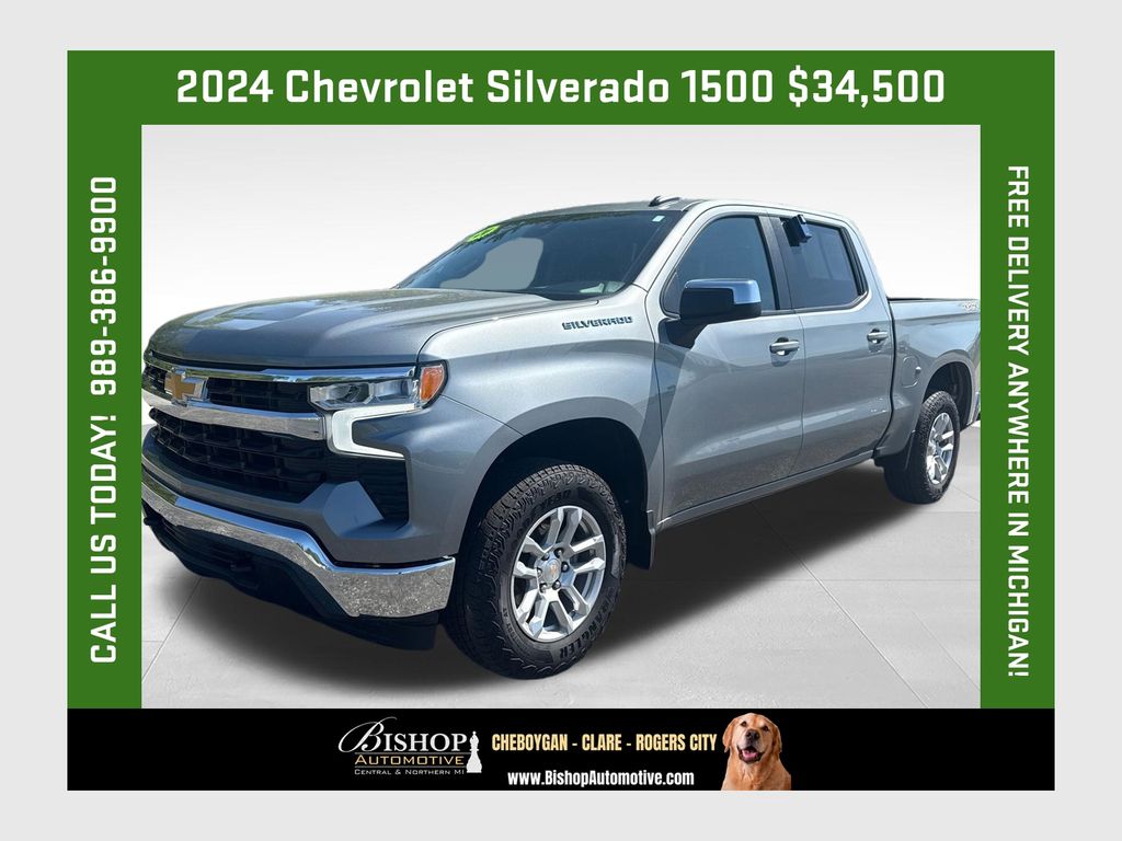  2024 Chevrolet Silverado 1500 LT Crew Cab 4WD   