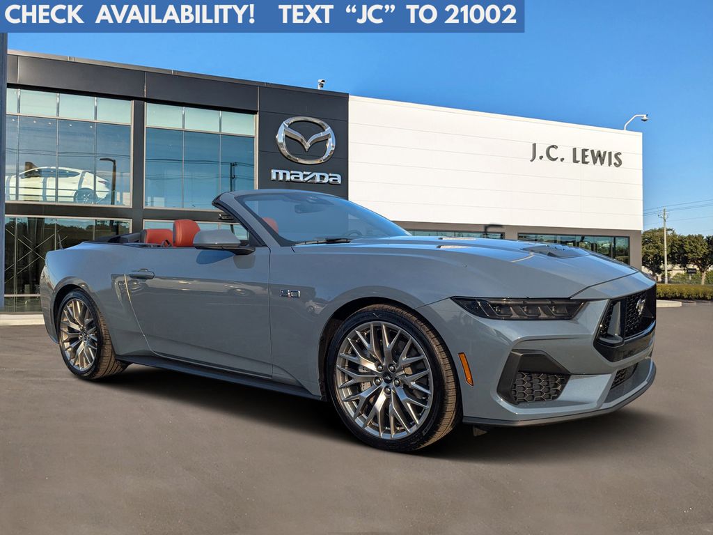 Vapor Blue Metallic 2025 Ford Mustang GT Premium Convertible RWD Convertible Rear-Wheel Drive Automatic