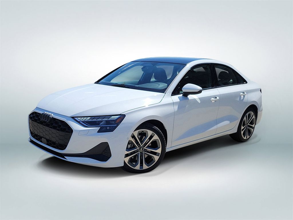 White 2026 Audi A3 quattro Premium 40 TFSI Sedan All-Wheel Drive 7-Speed Automatic