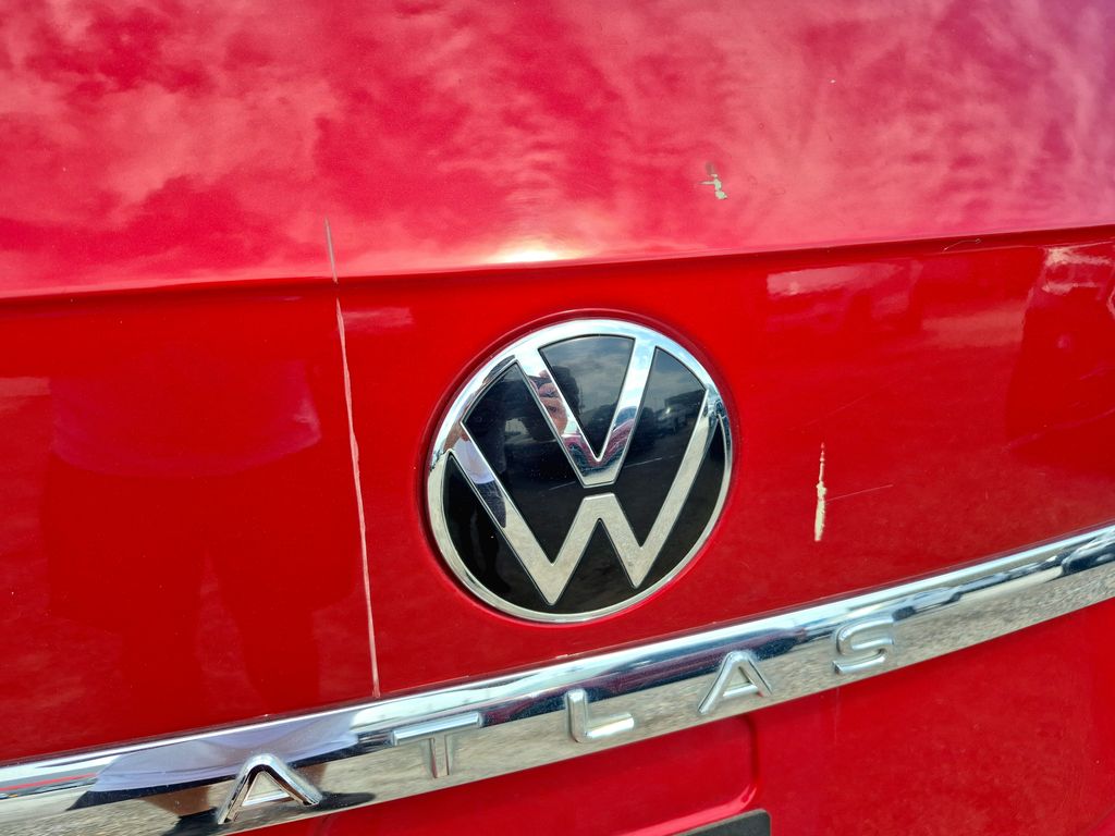 2022 Volkswagen Atlas 3.6L V6 SE w/Technology Red at DeMontrond Auto Country