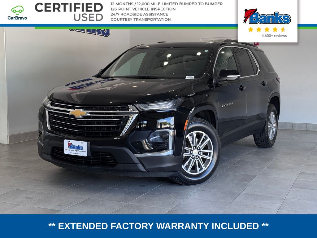 Mosaic Black Metallic 2023 Chevrolet Traverse SUV / Crossover Four-Wheel Drive 9-Speed Automatic