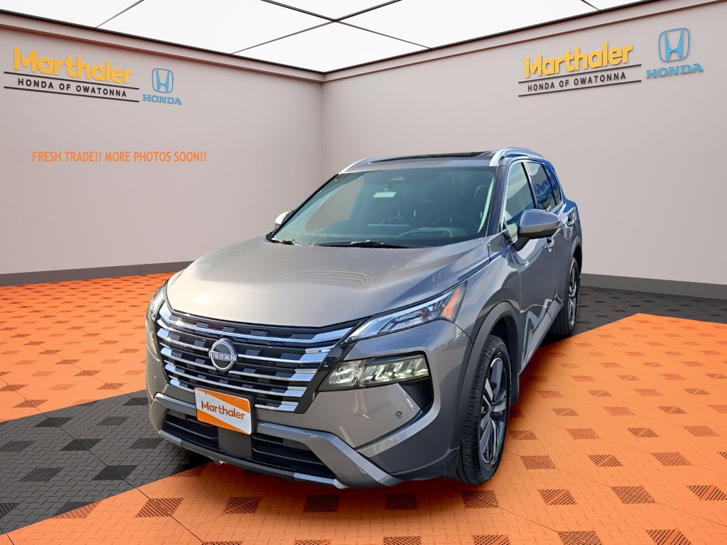 Gray (Gun Metallic) 2025 Nissan Rogue SL AWD SUV / Crossover All-Wheel Drive Continuously Variable Transmission