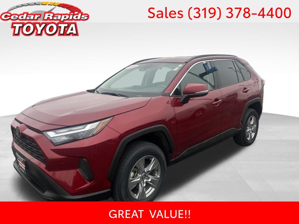 Red 2025 Toyota RAV4 XLE AWD SUV / Crossover All-Wheel Drive 8-Speed Automatic