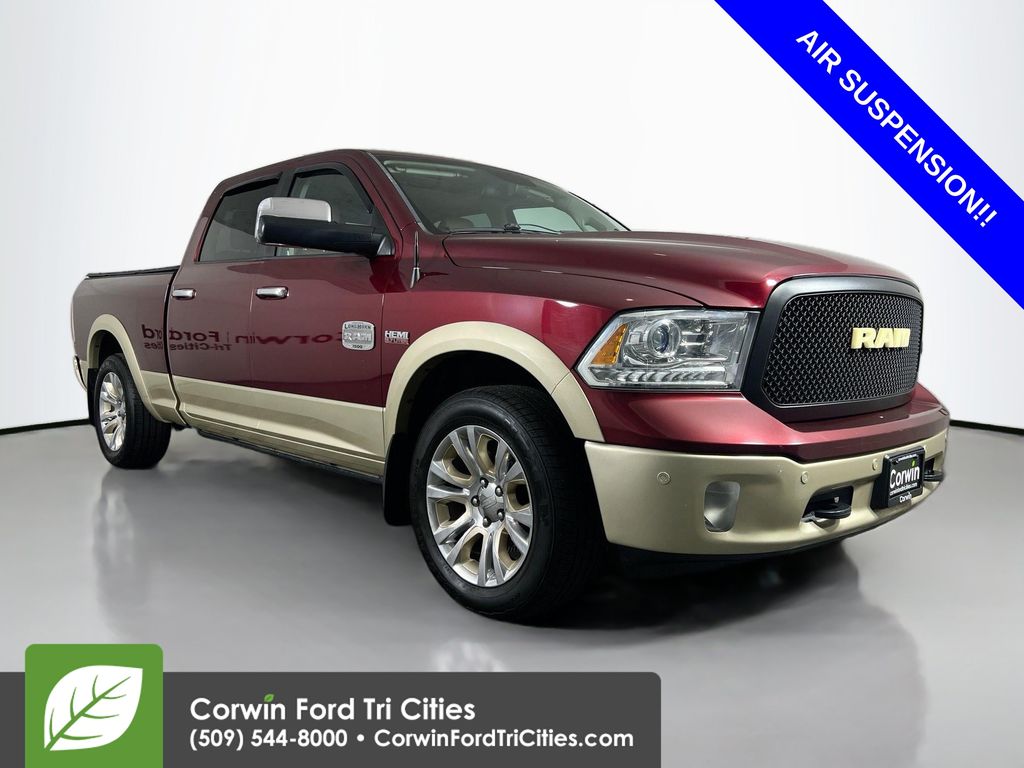 Agriculture Red 2017 RAM 1500 Pickup Truck Four-Wheel Drive 8-Speed Automatic
