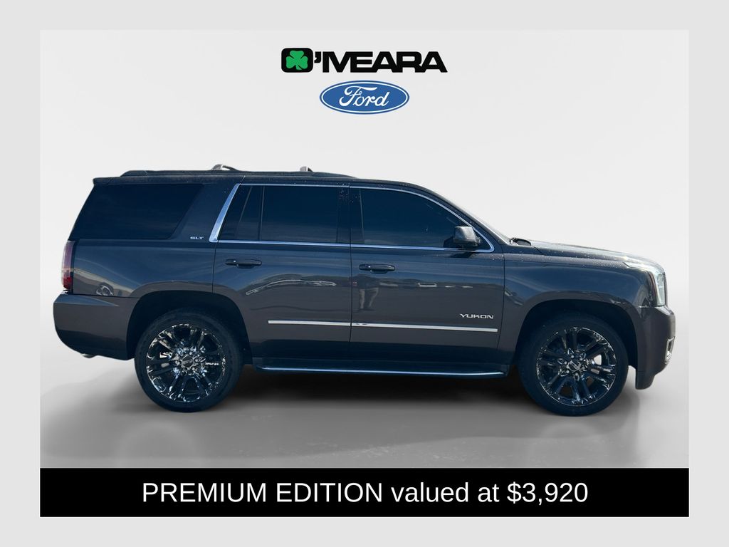 Gray (Iridium Metallic) 2018 GMC Yukon SLT 4WD SUV / Crossover Four-Wheel Drive 6-Speed Automatic Overdrive