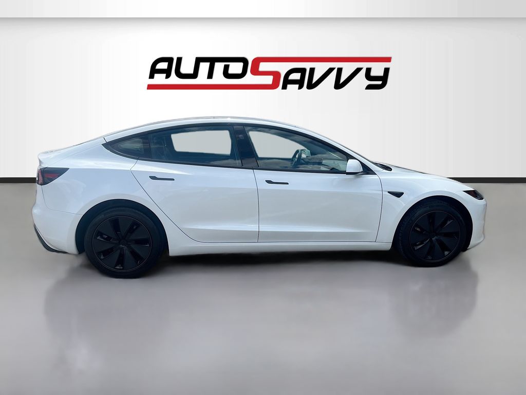 2025 Tesla Model 3 Long Range White at AutoSavvy Houston Northwest